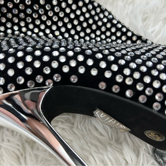 Jeffrey Campbell Rhinestone Slouch Boots - Picture 12 of 12